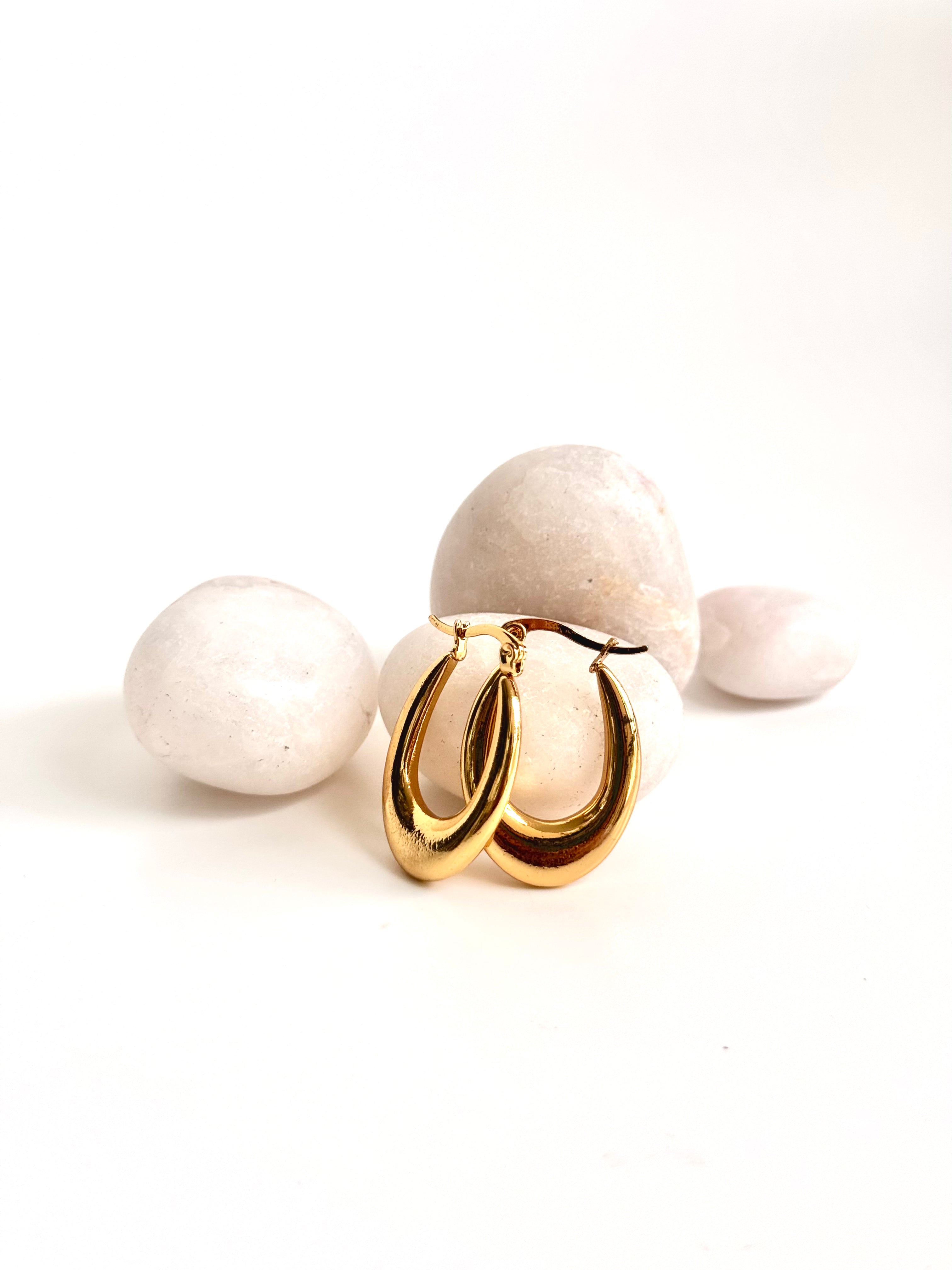 Dewdrop Hoops