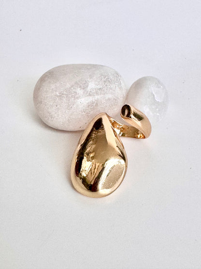 Golden Drop Ring