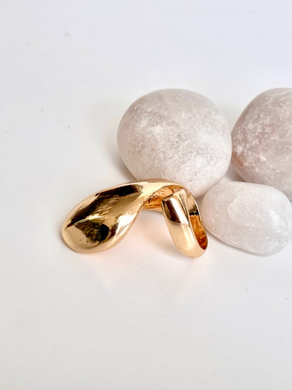 Golden Drop Ring