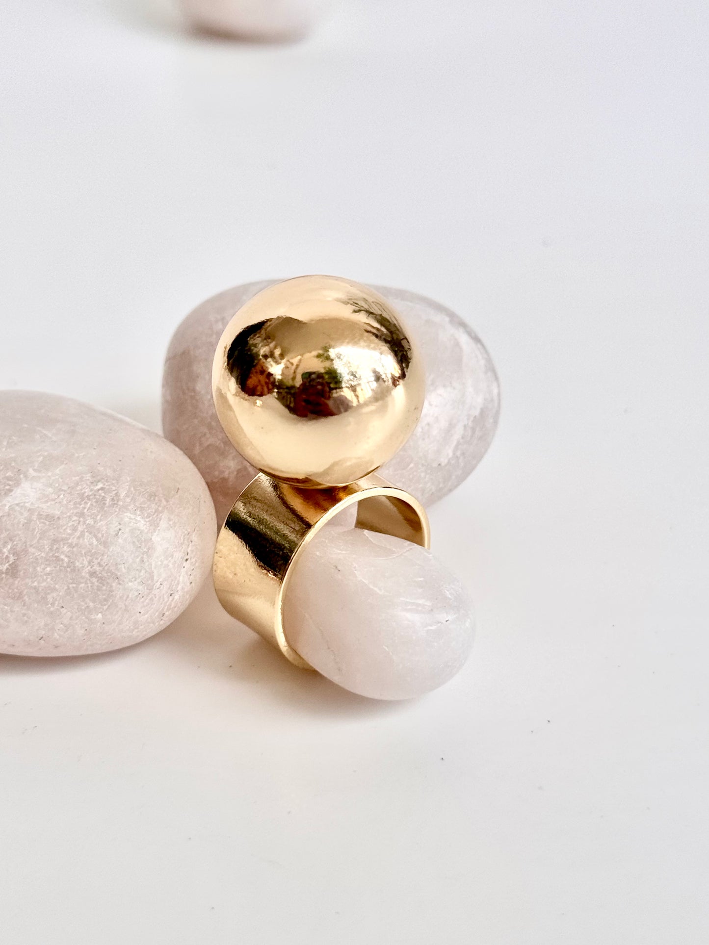 Bold Sphere Ring